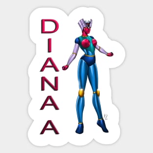 Diana A Sticker